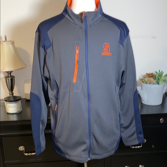 Men's Gray and Navy Jacket - Picture 1 of 11